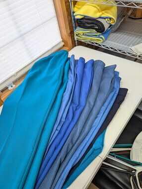 Lot Of 8 Alfred Dunner Pullup Light-weight Pants Bundle — Assorted